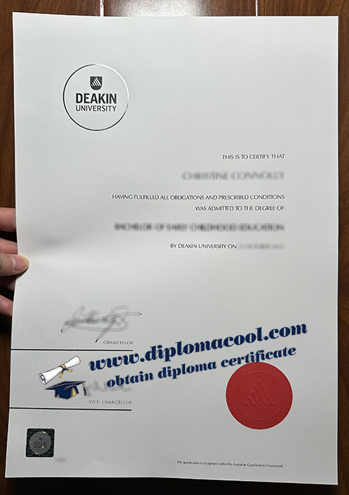 Deakin University diploma