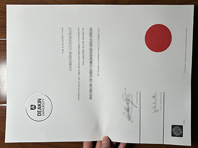Deakin University diploma1