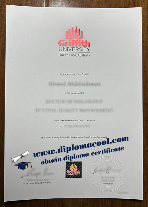 Griffith University diploma