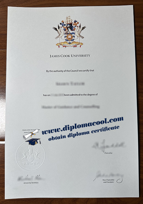 James Cook University diploma