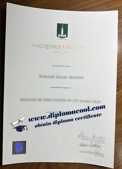 Macquarie University diploma