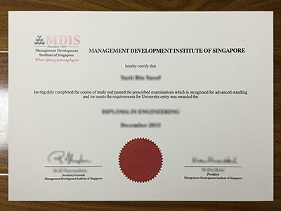 Management Development Institute of Singapore diploma1