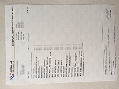 Nanyang Polytechnic transcript1