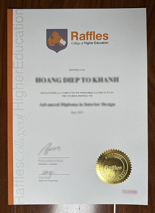 Raffles College of Higher Education Singapore diploma