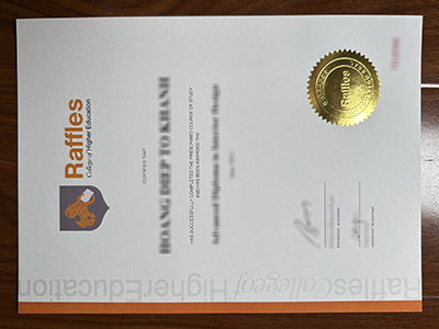 Raffles College of Higher Education Singapore diploma1