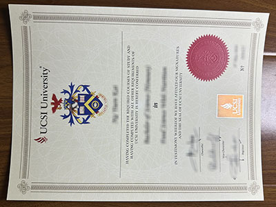 UCSI University diploma1