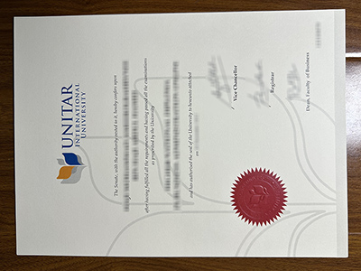 UNITAR International University diploma1