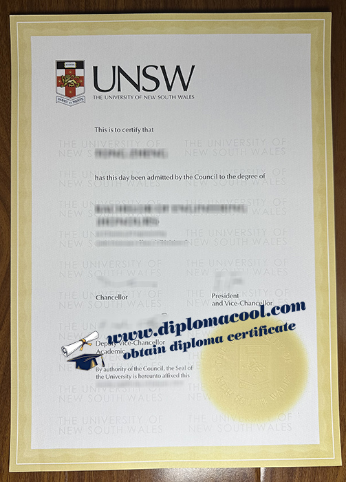 UNSW diploma