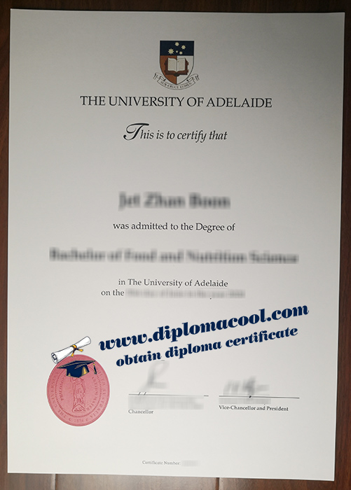 University of Adelaide diploma