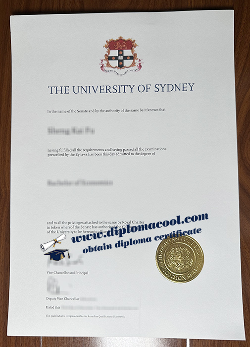 University of Sydney diploma