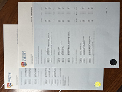 University of Sydney transcript1
