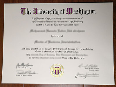 University of Washington diploma1