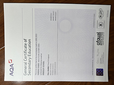 AQA GCSE certificate1