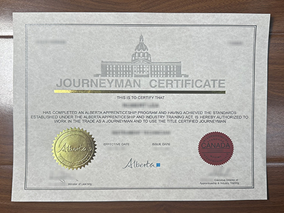 Alberta Journeyman certificate1