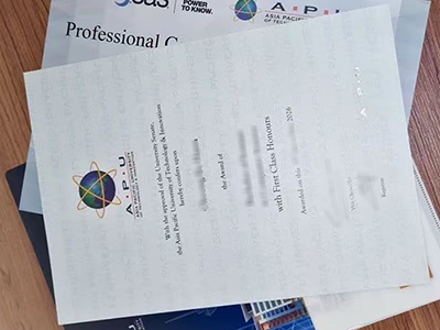 Asia Pacific University diploma1