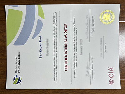 CIA Certificate1