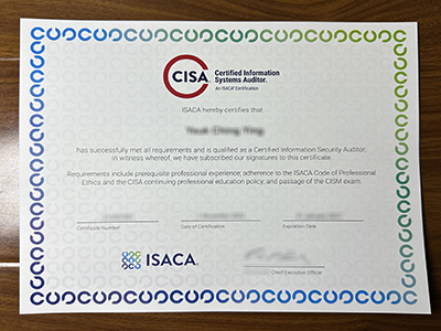 CISA Certificate2