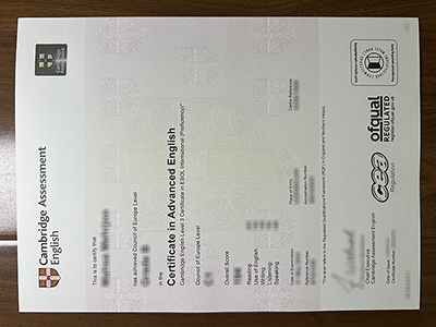 Cambridge CAE certificate1