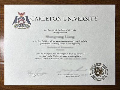 Carleton University diploma1