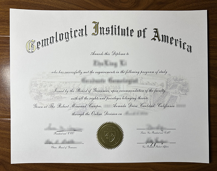 GIA certificate