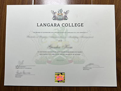 Langara College diploma1