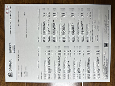 Langara College transcript1
