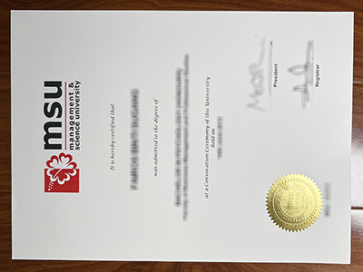 Management & Science University diploma1