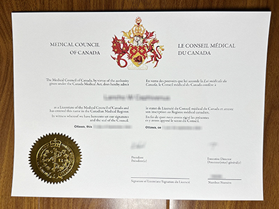 Medical Council of Canada certificate1