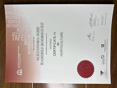North Metropolitan TAFE certificate1
