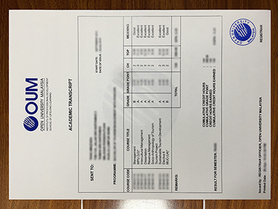 Open University Malaysia transcript1