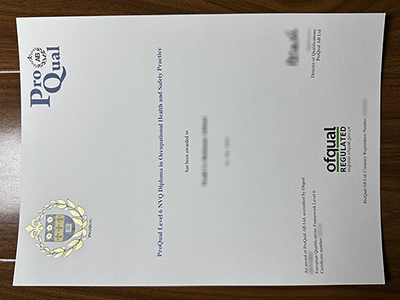 ProQual Level 6 NVQ diploma1