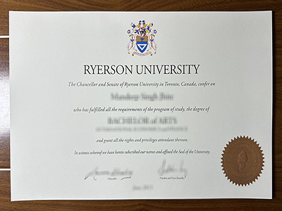Ryerson University diploma1