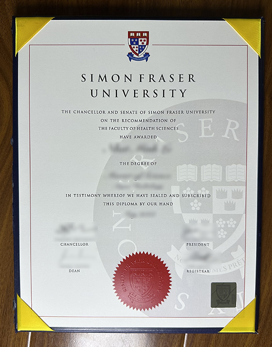 Simon Fraser University diploma