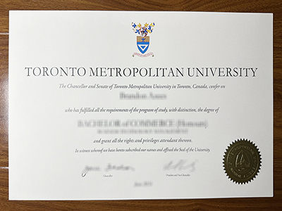 Toronto Metropolitan University diploma1