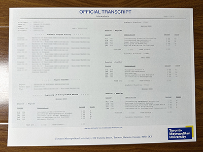 Toronto Metropolitan University transcript1