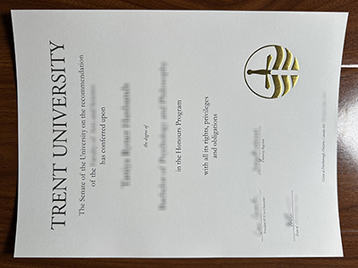 Trent University diploma1