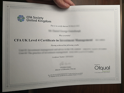 UK CFA Society certificate1