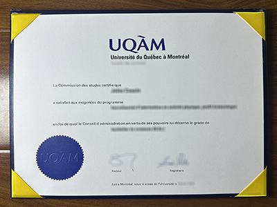 Université du Québec à Montréal‌ diploma1