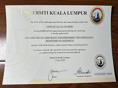 Universiti Kuala Lumpur diploma1