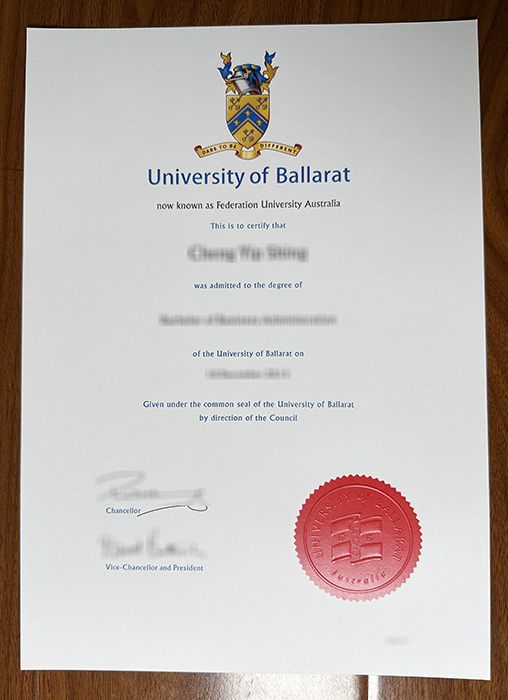 University of Ballarat diploma