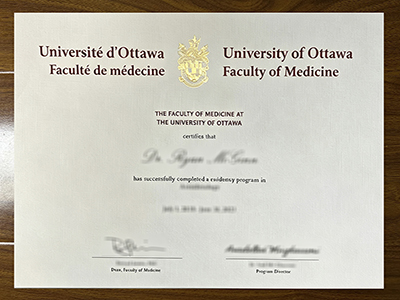 University of Ottawa Faculty of Medicine diploma1