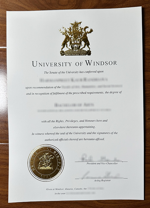 University of Windsor diploma