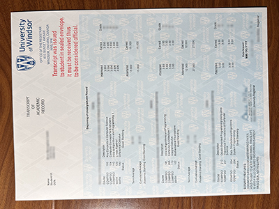 University of Windsor transcript1